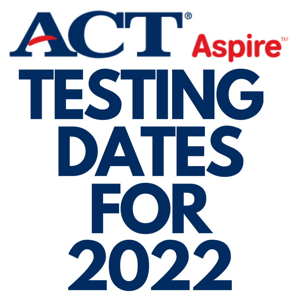 ACT Aspire Testing Dates for MESD