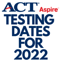 ACT Aspire Testing Dates for MESD